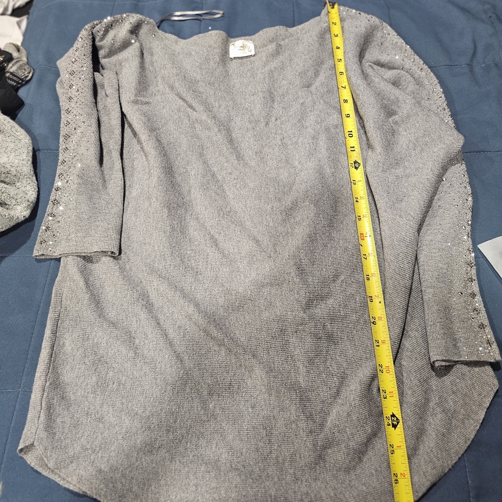 Siren Lily Gray Knit Top
